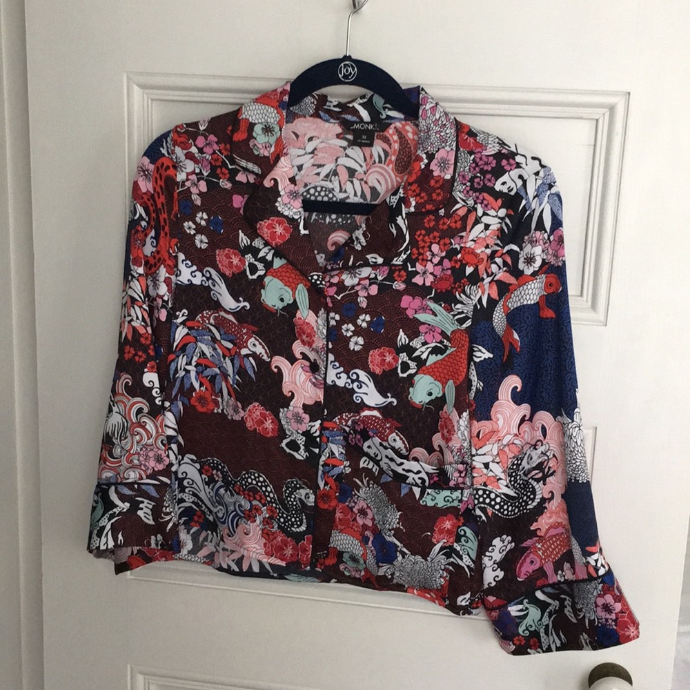 Monki Kimono Shirt Asos